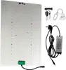 A grow light panel with accessories laid out on a white background. Náhľad obrázku produktu