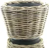 VAN DER LEEDEN DRYPOT® Rattan Pflanzkübel Grau Ø 32 cm - Produktbild-Vorschau 1