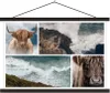 MuchoWow® Textilposter Collage - Schottisches Hochlandrind Produktbild-Vorschau 1