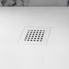 Weiße Mineralguss-Duschwanne cm 70x70 in Steinoptik | Muse Produktbild-Vorschau 3