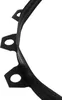 A close-up of a black flexible material with metal brackets attached. Podgląd zdjęcia produktu
