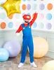 Mario Kinderkostüm Super Mario Videospiel rot-blau Produktbild-Vorschau 6