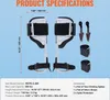 Product specifications and accessories for tree climbing spikes. Anteprima dell’immagine prodotto