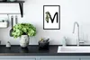 MuchoWow® MuchoWow® Gerahmtes Poster Blätter - Alphabet - Produktbild-Vorschau 3