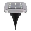 4x LED Solarleuchte, Wegeleuchte, Edelstahl, LxB 10x10 cm Produktbild-Vorschau 13