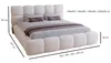 Polsterbett 180x200 mit  Bettkasten Lucca - Doppelbett Produktbild-Vorschau 5