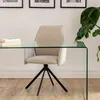 HOMLA LUGRO otočná stolička béžová 54x60x91cm Náhľad obrázku produktu 9