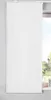 A white panel curtain hanging in front of a window. Produktbild-Vorschau