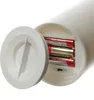 XXL LED Kerze - Outdoorkerze - H: 32,5cm/D: 10cm - Timer/Sensor - für Innen/Außen - weiß Produktbild-Vorschau