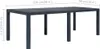 vidaXL Table de jardin anthracite 220x90x72 cm plastique Voir les images du produit 4