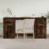 Scrivania con vano portaoggetti in legno di rovere Anteprima dell’immagine prodotto 2