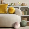 Coussin décoratif GAJA 4 beige foncé 24 Rond beige foncé Voir les images du produit 6