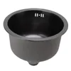 Mini Rundküchenspüle – Edelstahl Einbowl-Becken mit Produktbild-Vorschau 5