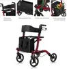 COSTWAY Aluminium Rollator, Reiserollator faltbar, Produktbild-Vorschau 8