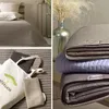 Wende-Tagesdecke Living Trend 240x220 Taupe von Sei Design Produktbild-Vorschau 7