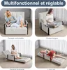 Verstellbares 5-Positionen-Schlafsofa in weißem Produktbild-Vorschau 5