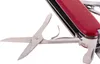 A close-up view of the tools on a red Swiss Army knife. Náhled obrázku produktu