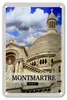 Blechschild Reise 12x18cm Montmartre Paris Architektur Produktbild-Vorschau 1
