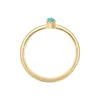 cai Ring 925/- Sterling Silber gelb 052 (16,6) Türkis Produktbild-Vorschau 3