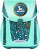 A school backpack with a deer and floral pattern. Voir les images du produit