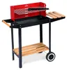 BBQ-collectie: houtskoolgrill met wielen - verstelbaar Productafbeelding-voorbeeld 1