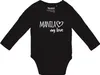 Huuraa Baby Body Manila my love 80 Black  Baumwolle Produktbild-Vorschau 1