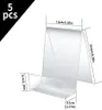 5 Stück Durchsichtige Acryl Buchständer, Tischständer Produktbild-Vorschau 2