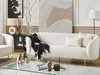 BELIANI Sofa trzyosobowa biała boucle w stylu glam retro Podgląd zdjęcia produktu 2
