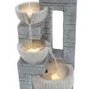 Merax LED zahradní fontána s designem vrstveného kamene, Náhled obrázku produktu 6