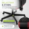 Ergonomická herní židle, černá/červená, polštářky, Náhled obrázku produktu 13