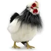 Huhn Frankreich schwarz-weiß-grau 30 cm Produktbild-Vorschau 4