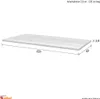 Arbeitsplatte - 220 x 60 x 2,8 cm - Endgrain Oak – Capri Produktbild-Vorschau 3