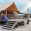 Outtec® Houpací síť - 200x150 cm, do 200 kg - Boho bavlněná Náhled obrázku produktu 5
