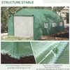 Outsunny Serre Tunnel de Jardin Grande 3.5 x 3 x 2 m - 6 Voir les images du produit 6