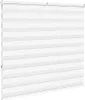 vidaXL Doppelrollo Weiß 165x150 cm Stoffbreite 160,9 cm Produktbild-Vorschau 3