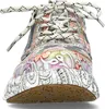 A close-up, front-facing view of a floral-patterned sneaker. Produktbild-Vorschau