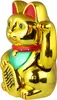 A golden Maneki-neko (lucky cat) figurine. Produktbild-Vorschau