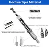 Holzbohrer Set mit Vierkantmeißeln – 6 Stück Produktbild-Vorschau 3