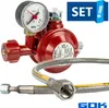 GOK Herd Anschluss-Set Pro mit Manometer, 50mbar, 1,5kg/h, Produktbild-Vorschau 2