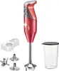 A red Bamix hand blender with accessories is displayed against a white background. Anteprima dell’immagine prodotto