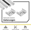 A19 LED Aluprofil Weiss Eckprofil 90° 2m milky Produktbild-Vorschau 4