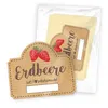 itenga 50 x Marmeladen Etikett Erdbeer 4,5x3,8cm 100% Produktbild-Vorschau 2