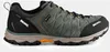 A side view of a single hiking shoe. Produktbild-Vorschau