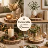 Holzscheiben 18-20 cm, 12 Stück Baumscheiben 20cm aus Produktbild-Vorschau 13