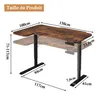 Radlove bureau 150cm bureau en L réglable en hauteur Voir les images du produit 2