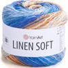 A ball of yarn with a label. Produktbild-Vorschau