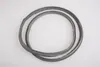 A gray circular gasket is laid out on a white background. Produktbild-Vorschau