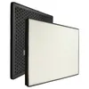 Two air filters, one with a black honeycomb pattern and the other a white pleated filter, are displayed against a white background. Produktbild-Vorschau