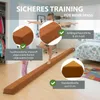 Schwebebalken 300 cm braun klappbar auf 150 cm  tragbarer Produktbild-Vorschau 7