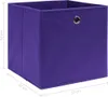 vidaXL Aufbewahrungsboxen 10 Stk. Lila 32x32x32 cm Stoff Produktbild-Vorschau 6